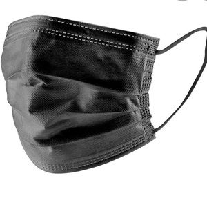 10 in pack black disposable medical face masks